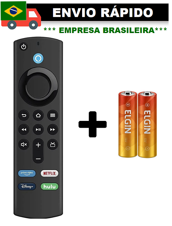 CONTROLE REMOTO AMAZON FIRE TV 4K/ 4K MAX/ STICK/ CUBE COMANDO DE VOZ LE-7674