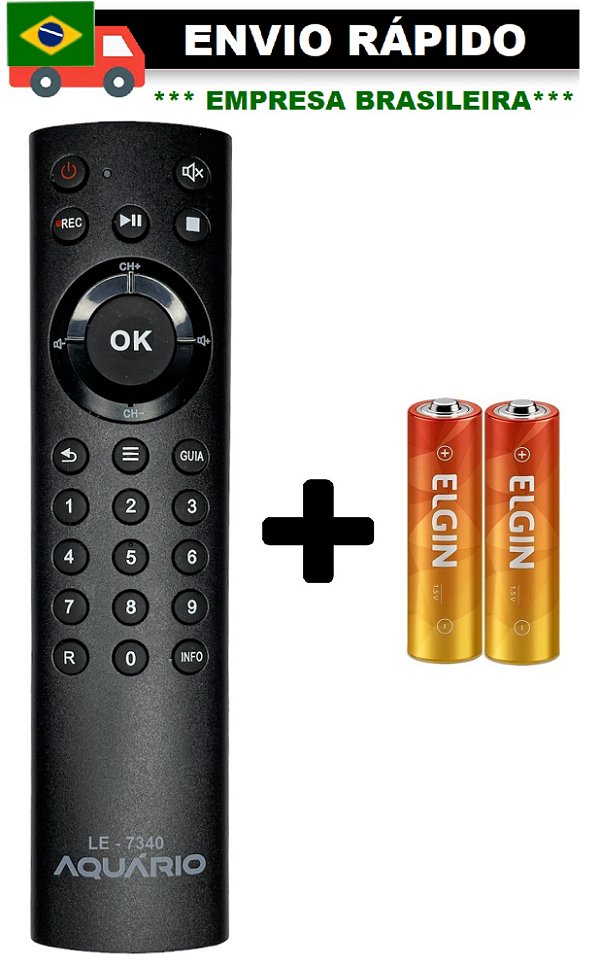 CONTROLE REMOTO CONVERSOR DIGITALDTV-9000 LE-7340