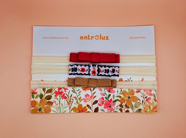 Trio fita de gorgurão