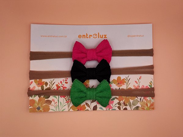 Laço Trio Baby Girly Sweet