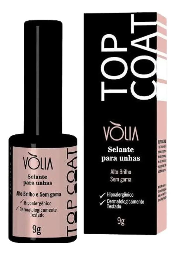 SELANTE/TOP COAT 9G BRILHO CLEAR