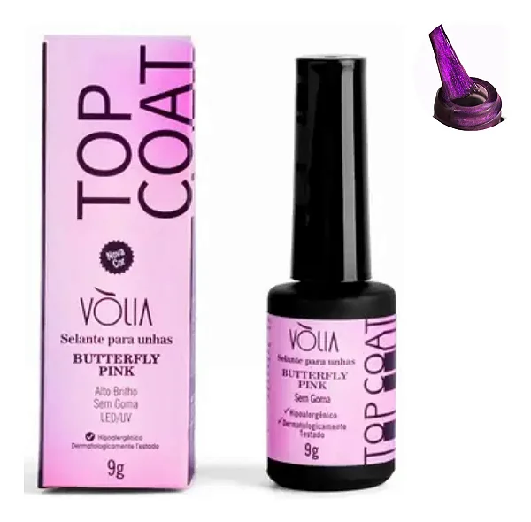 SELANTE/TOP COAT 9G BUTTERFLY  PINK