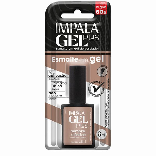 Esmalte Impala Gel Plus Sempre Clássica