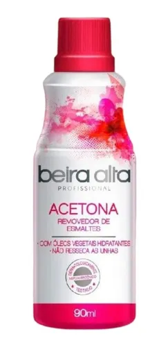 BEIRA ALTA ACETONA (REMOVEDOR) 90ML UNID