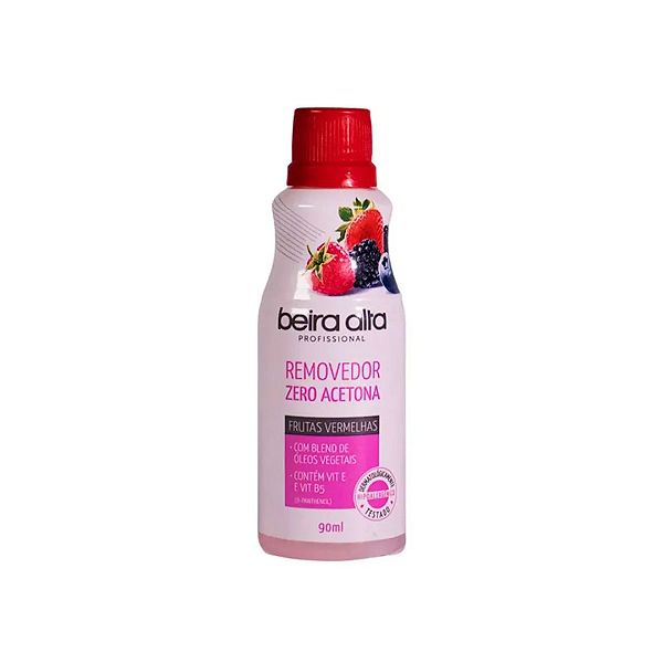 BEIRA ALTA REMOVEDOR S/ACETONA FRUTAS VERMELHAS 90ML
