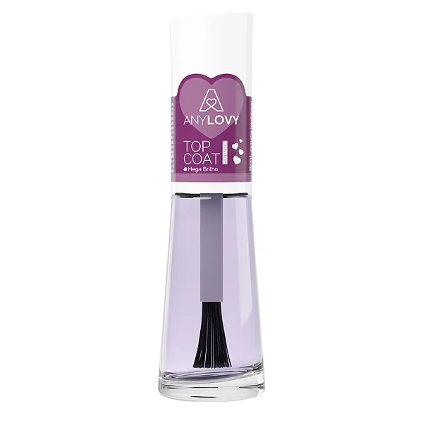Esmalte AnyLovy Top Coat Mega Brilho 8ml