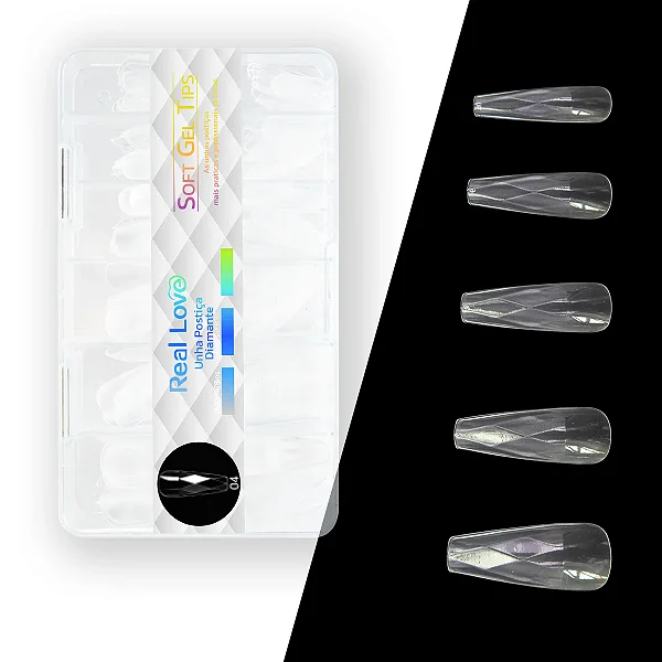 UNHAS POSTIÇAS DE PLASTICO MODELO UN06-4