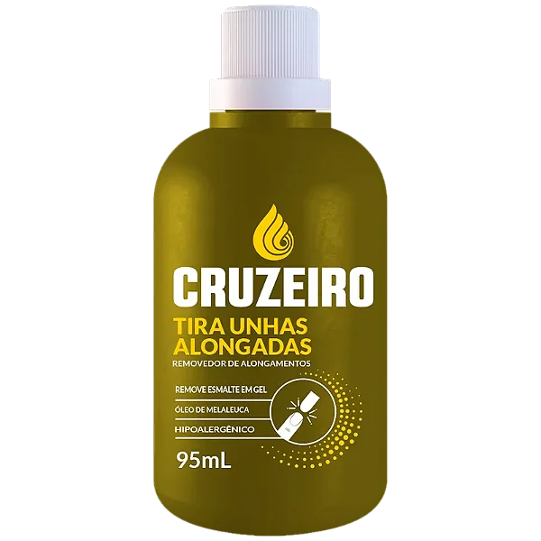 TIRA UNHAS ALONGADAS CRUZEIRO REMOVEDOR ALONGAM E ESMALTE GEL 95ML