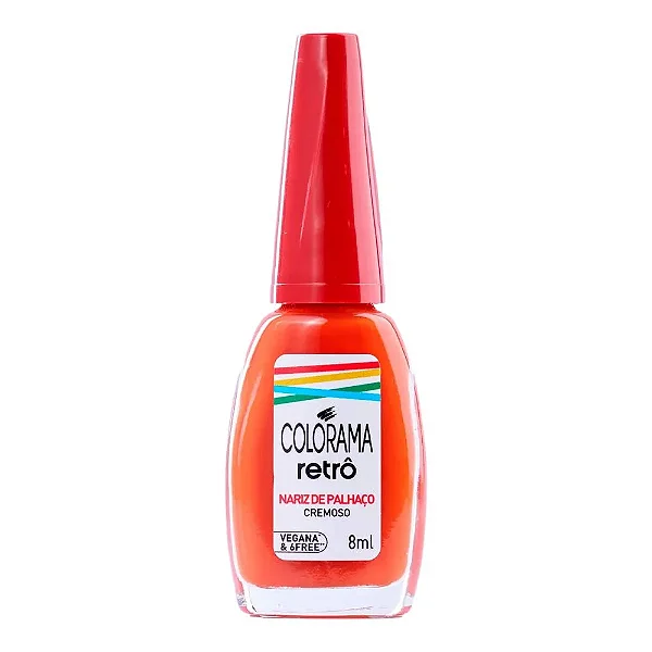 ESMALTE COLORAMA RETRO NARIZ DE PALHAÇO