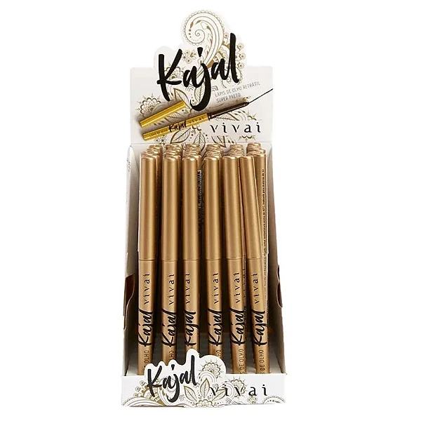 Lápis de Olho Retrátil Kajal C/48 Unid - Vivai