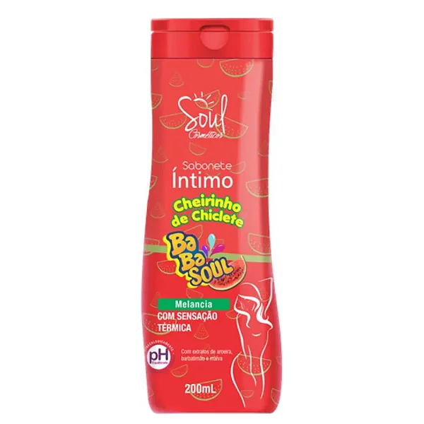 Sabonete Intimo Babasoul Melancia - Soul Cosmeticos