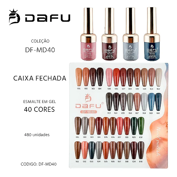 ESMALTE EM GEL DAFU MAGNETICO COLEÇÃO NAVADA DF-MD40