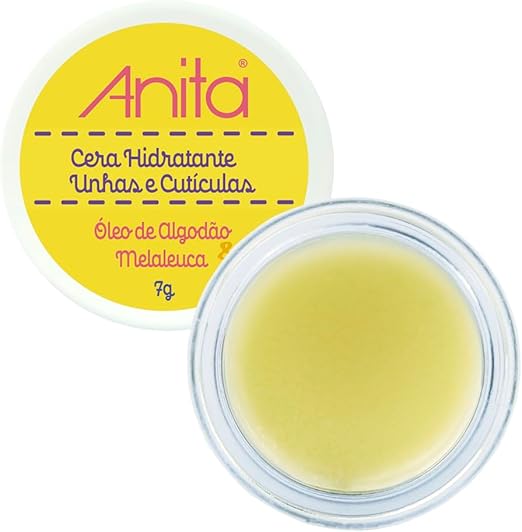 Anita - Cera Hidr Unhas E Cuticulas Anita 7G Oleo De Algodao/Melaleuca