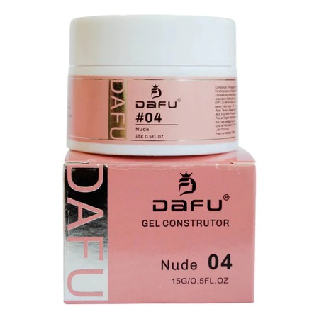 Gel Construtor Dafu para Alongamento de Unha Profissional Secagem Uv/Led 15g