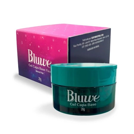 Gel Capa Base Flex Natural Pink 28g - Bluwe