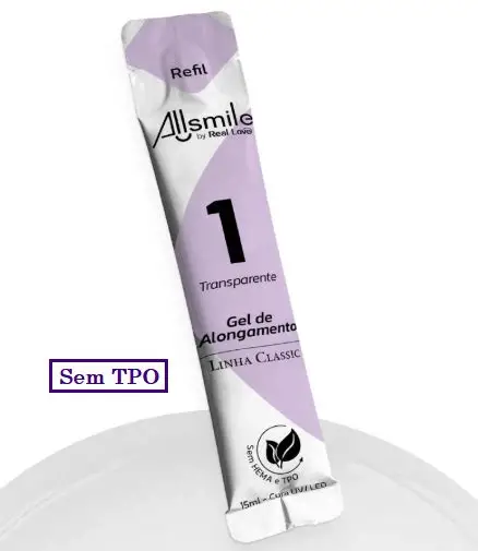 Refil allsmile real love cor 01- sem HEMA e TPO