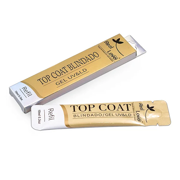 Refil Top Coat Blindado 10ml - Real Love