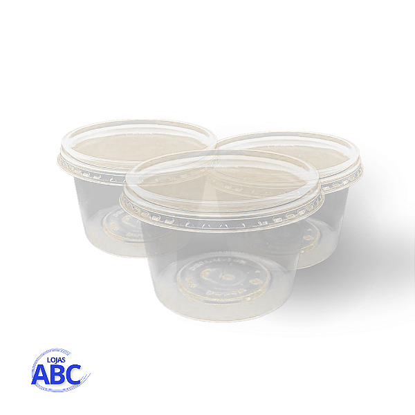 Potes Com Tampas PCT 25 UN (500 ml)