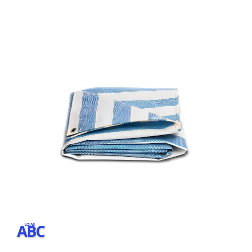 Lona Impermeável 3x5 310 | Azul e Branca