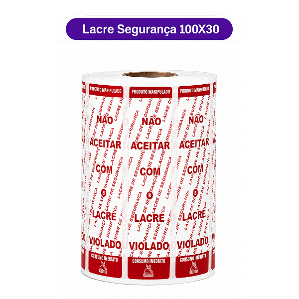 Lacre Segurança - Vermelho 001