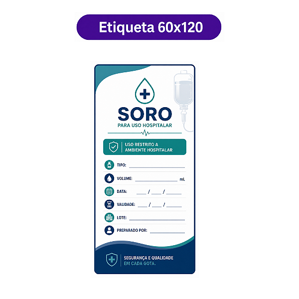 Rolo Etiqueta 60X120 Personalizado 3 Cores