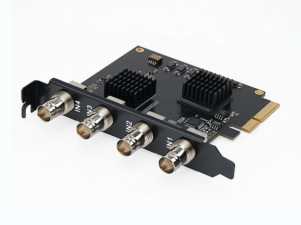 Placa de Captura PCIe QUAD-CAP SDI