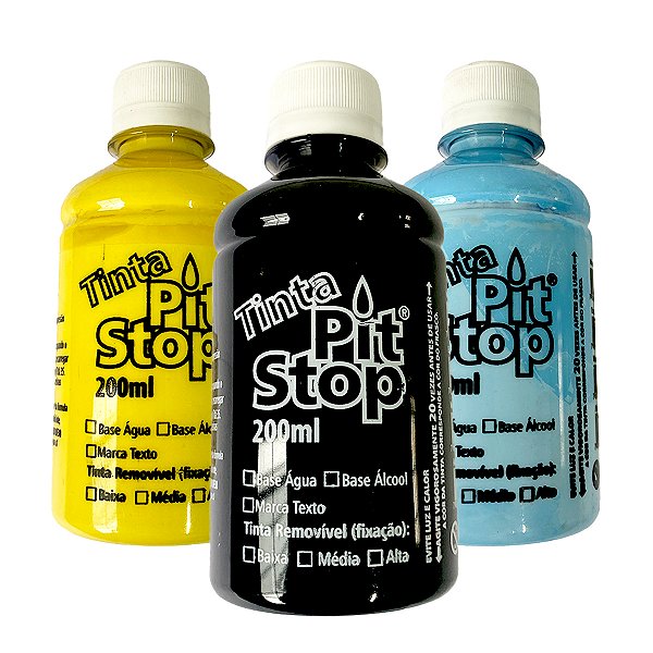 TINTA PARA CANETA POSTER BASE AGUA PIT STOP 200ML