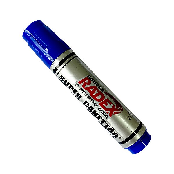 CANETA PARA CARTAZ SUPER CANETAO AZUL RADEX