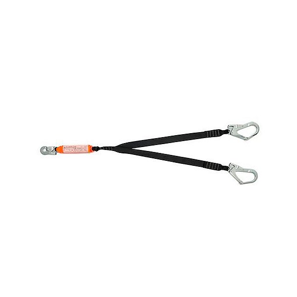 TALABARTE Y EM FITA COM ABSORVEDOR DE ENERGIA E GANCHO 55mm