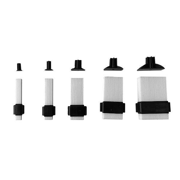KIT 5 PONTEIRAS SINTETICA PARA KIT ESCRITA METIQ A B C D E