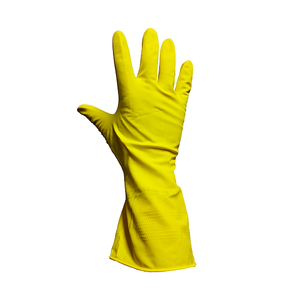 LUVA LATEX AMARELA MULTIUSO TAM M CA 45629 VOLK