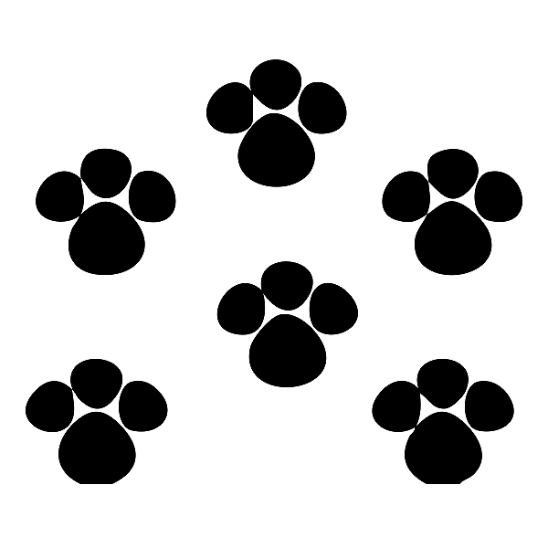 ADESIVO PATINHAS DE COELHO 12 CM (15 PARES)