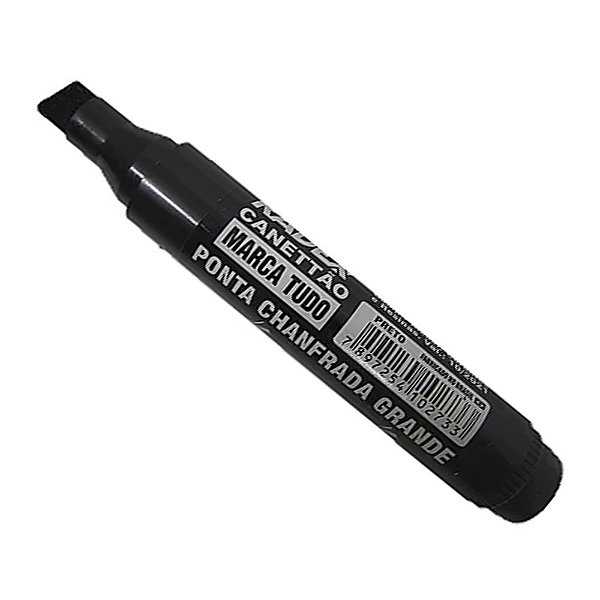 CANETAO PONTA CHANFRADA GRANDE 4MM X 8MM MARCA TUDO PRETO RADEX