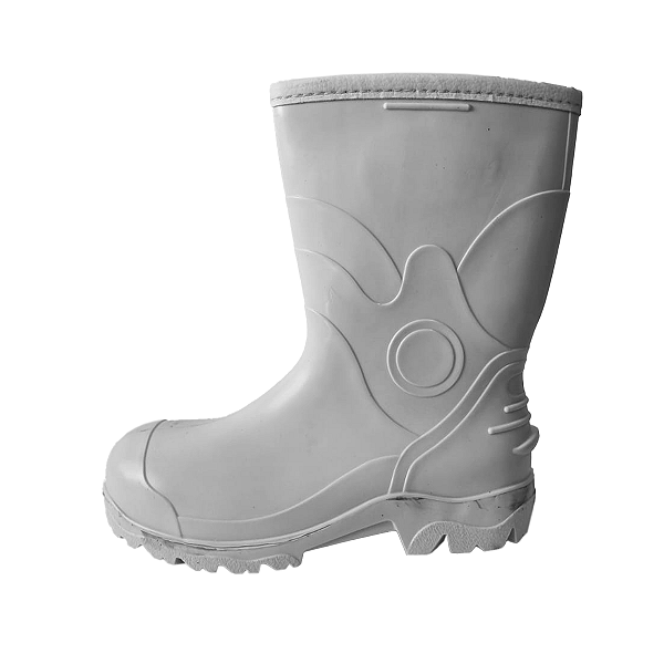 BOTA PVC BRANCA FORRADA LA SEM BICO CA 26576 BRACOL