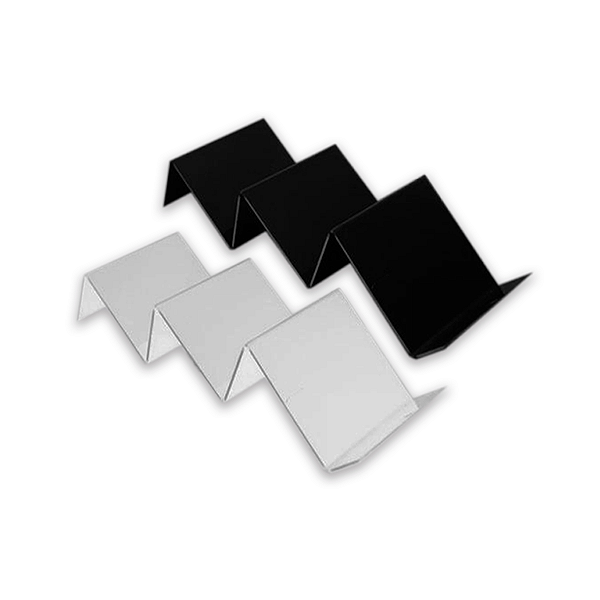 EXPOSITOR DE BANDEJA PR/BR (ESCADINHA) 40 X 10 X 7cm KIT C/10