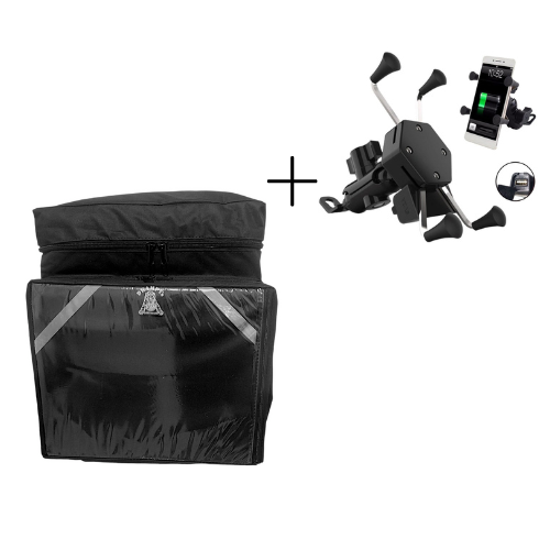 Kit Bag 45 litros com Bolsão + Suporte de celular