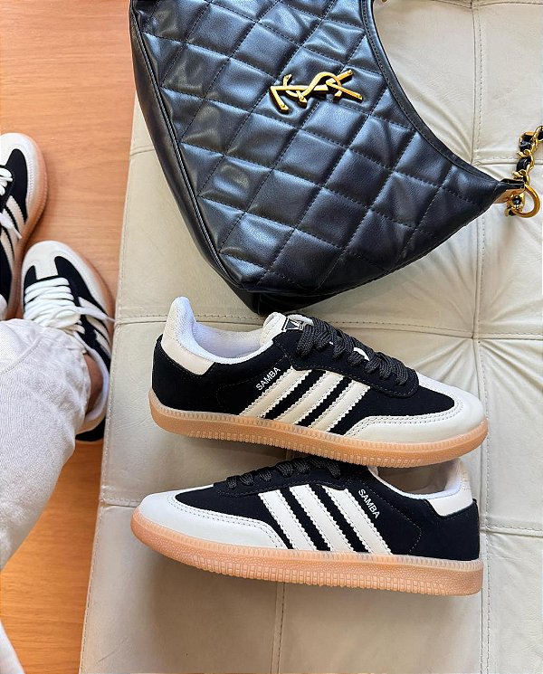 Tênis Adidas Samba OG preto/off - Linha Premium