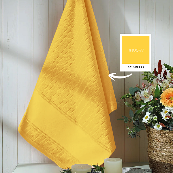 Toalha Rosto Dohler Artesanalle 50x80cm Velour Para Pintar e Bordar Máquina Alta Absorção