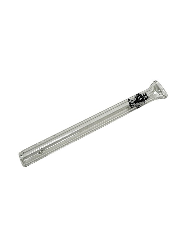 Piteira de Vidro Simples com Bocal Flat Plug Headshop