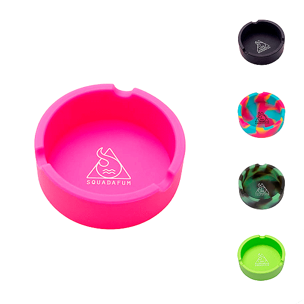 Cinzeiro de Silicone Redondo Squadafum