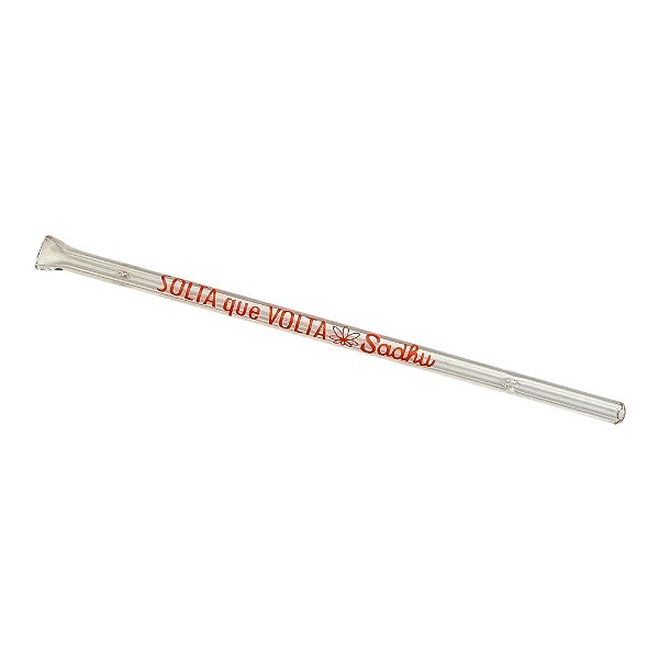 Piteira de Vidro Extra Longa 15cm Sadhu