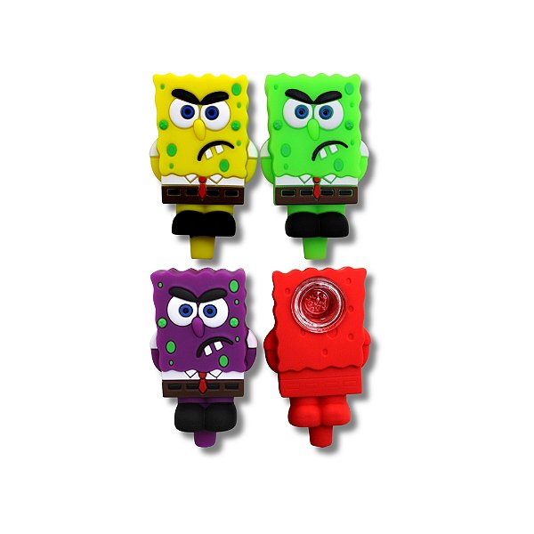 Pipe de Silicone Bob Esponja