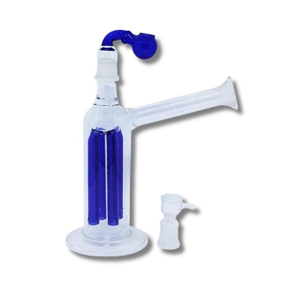 Bong de Vidro 2 em 1 Erva Óleo Extração Vertical