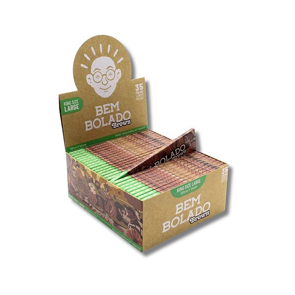 Caixa de Seda Bem Bolado Brown Large King Size