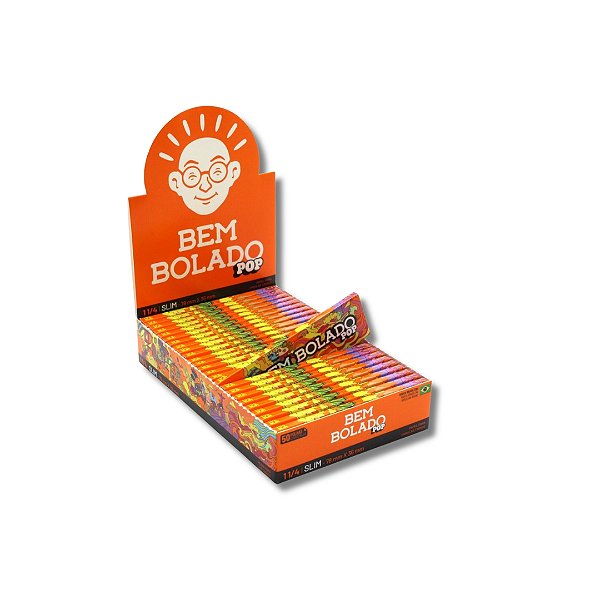 Caixa de Seda Bem Bolado Pop Slim 1 1/4
