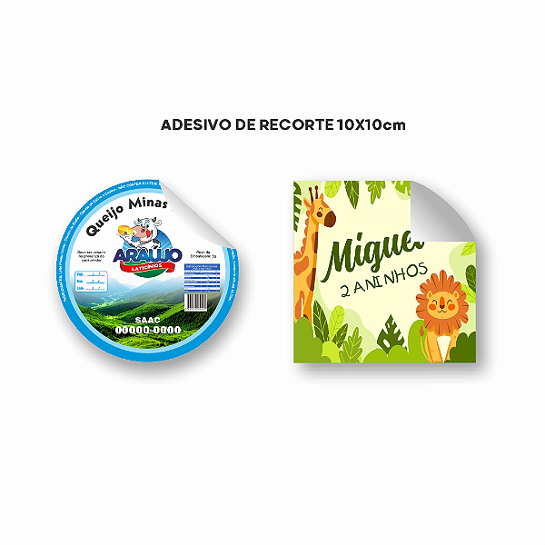 Adesivo Corte e Contorno 10x10 cm