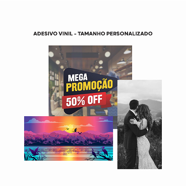 Adesivo Vinil - Tamanho Personalizado