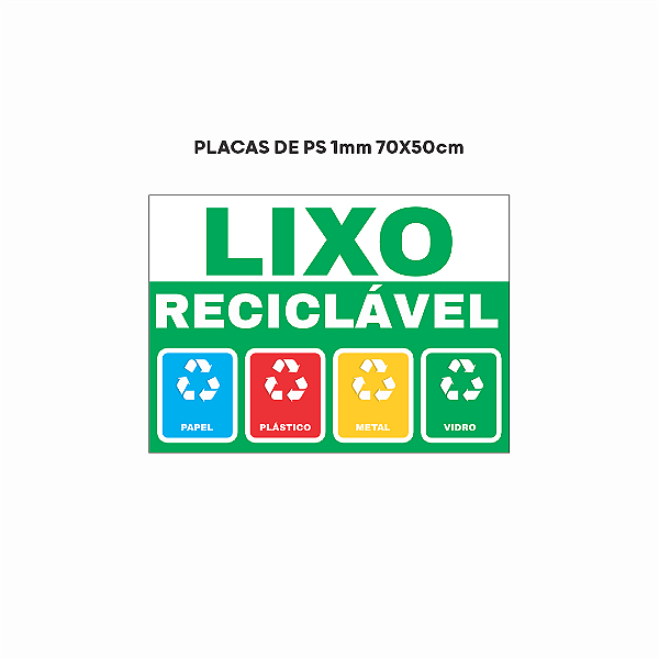 Placa PS 1mm 70x50 cm