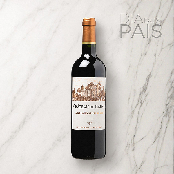 VINHO TINTO CHÂTEAU DU CAUZE SAINT-EMILION GRAND CRU 2020