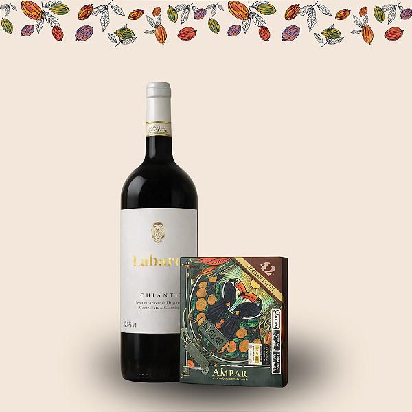 Chocolate 42% ao Leite com Cumaru & Labaro Chianti 2024